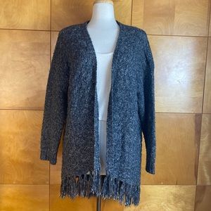 Kensie Fringe Cardigan